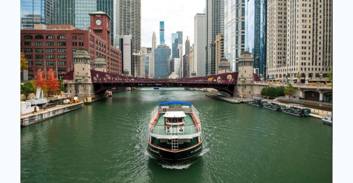 Chicago: Architecture Boat Tour with Drinks - Weather reality: wind, rain, canopy shade, and what to bring