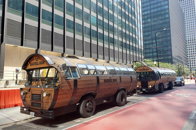 Chicago Craft Brewery Barrel Bus Tour - The Prohibition-style barrel bus is the hook (and the value)
