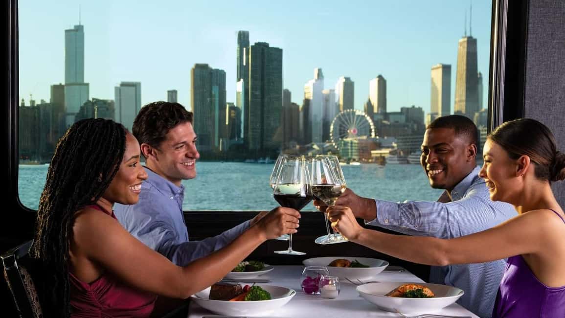 Chicago: Lake Michigan Lunch or Dinner Cruise - The 3-course menu: what you can actually expect