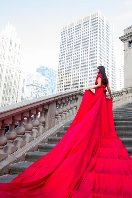 Chicago Luxury Flying Dress Photoshoot - The online gallery: what you get and when