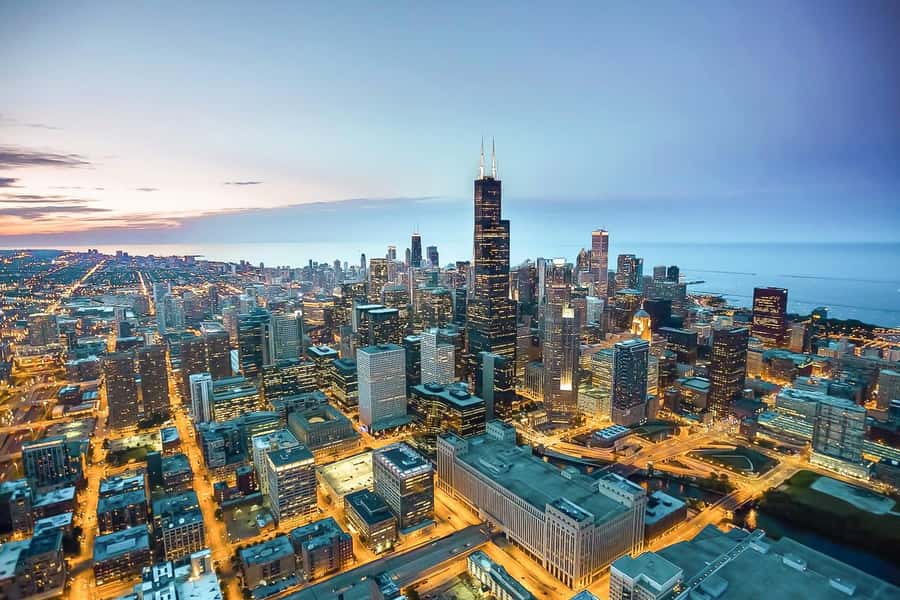 Chicago: Willis Tower Skydeck and The Ledge Ticket - The Skydeck app viewfinder: using tech to spot Chicago fast