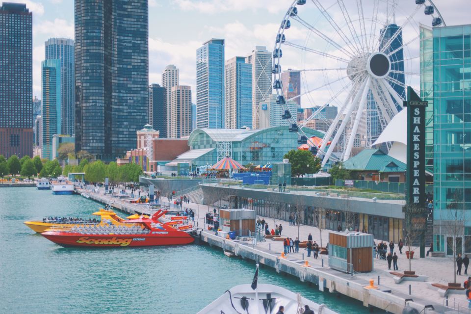 City Cruises Chicago: Seadog Lakefront Speedboat Ride - Willis Tower, Sears Tower reference, and the downtown skyline snap